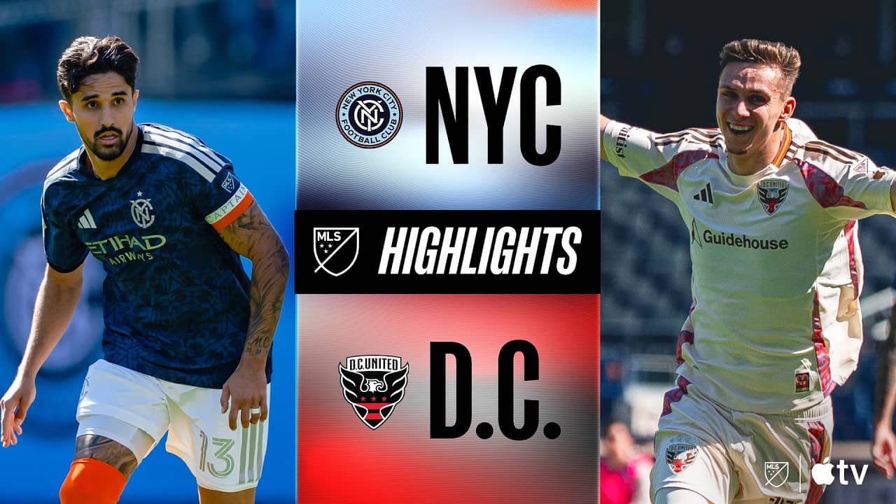 New York City FC vs. D.C. United | Full Match Highlights | Louis Munteanu Brace!