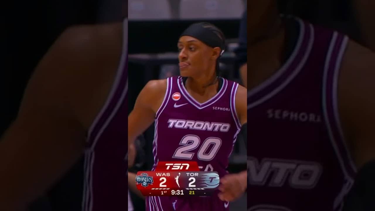 Brittney Sykes with the first bucket in Toronto Tempo history 🙌