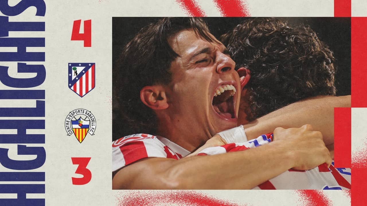 Atlético Madrileño 4-3 Sabadell | ⚽ Arnau (2), R. Llorente & Iker Luque | HIGHLIGHTS, Primera RFEF