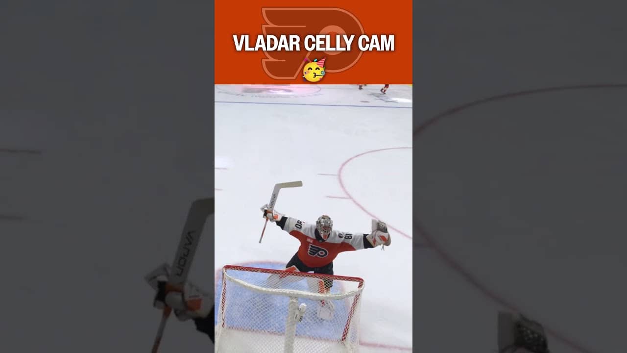 VLADAR VISION for Flyers OT winner! 🎥