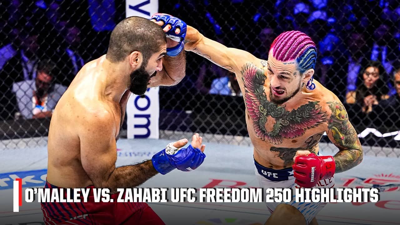 UFC Freedom 250 Highlights: Sean O'Malley vs. Aiemann Zahabi | ESPN MMA