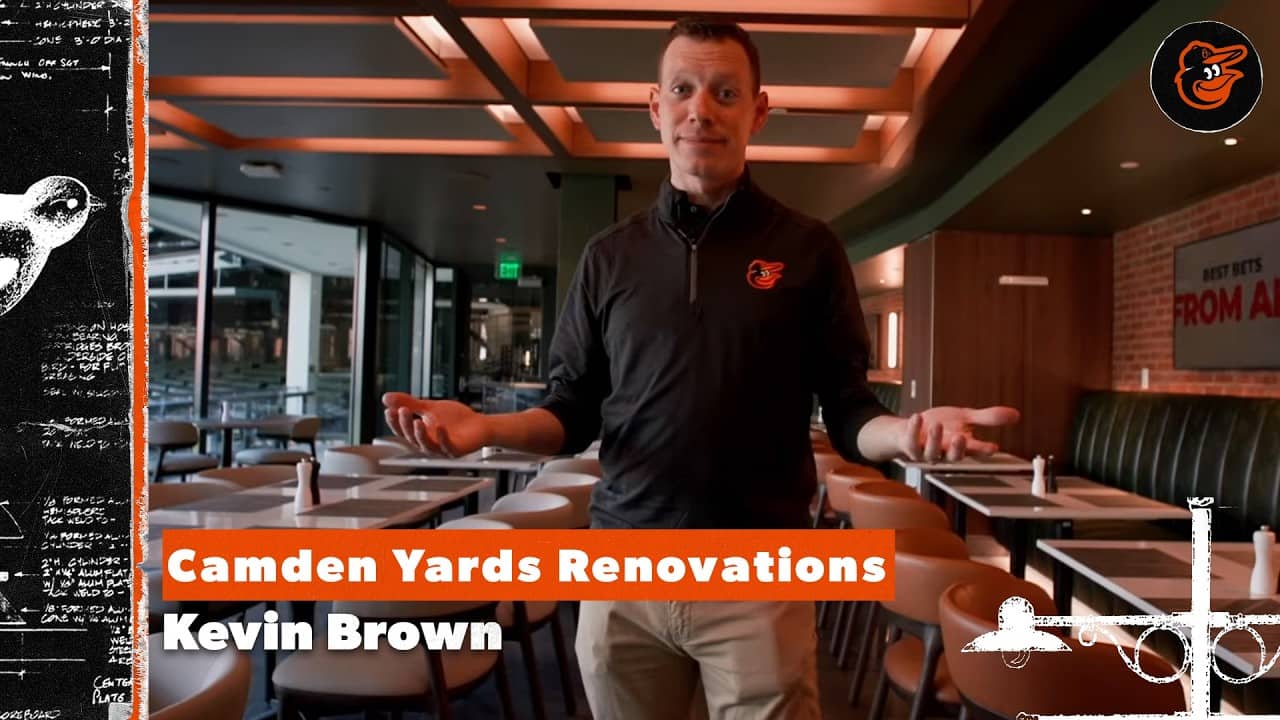 Camden Yards Renovations Tour with Kevin Brown | Baltimore Orioles