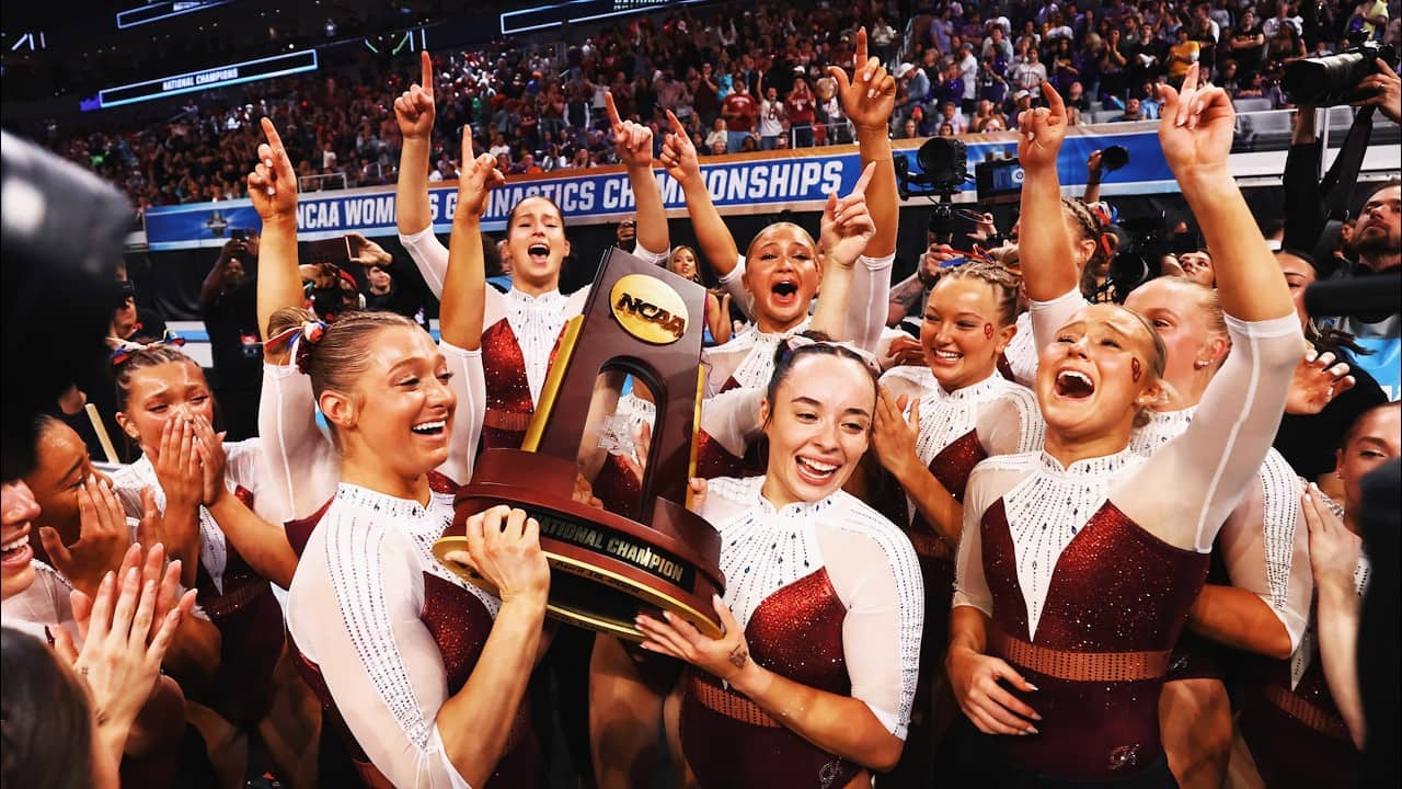 Full final rotation from Oklahoma's 2026 NCAA gymnastics title