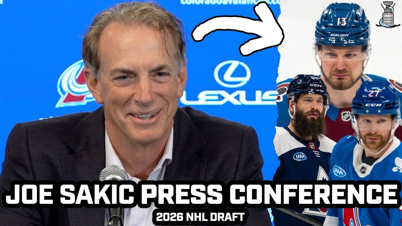 Joe Sakic on TRADING Nichushkin, Re-Signing Brent Burns & Kulak + More on Avs Offseason Before Draft