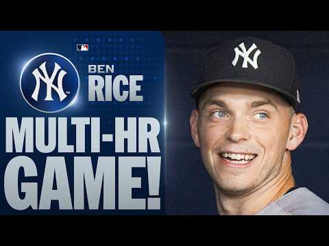 TWICE FOR RICE! 🍚 Two-homer day for Home Run Derby-bound Ben Rice! | MLB Highlights