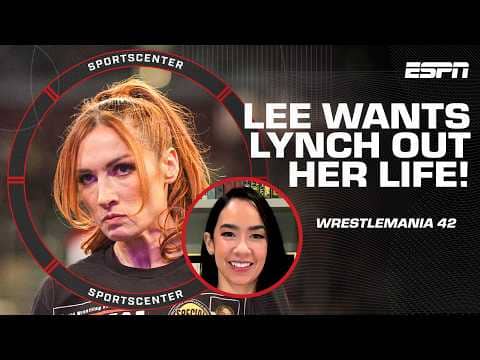 AJ Lee is aiming to HUMILIATE Becky Lynch during rematch at WrestleMania 42 😮 | SportsCenter