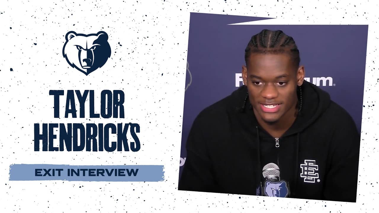 Taylor Hendricks | 2025-26 Grizzlies Exit Interviews