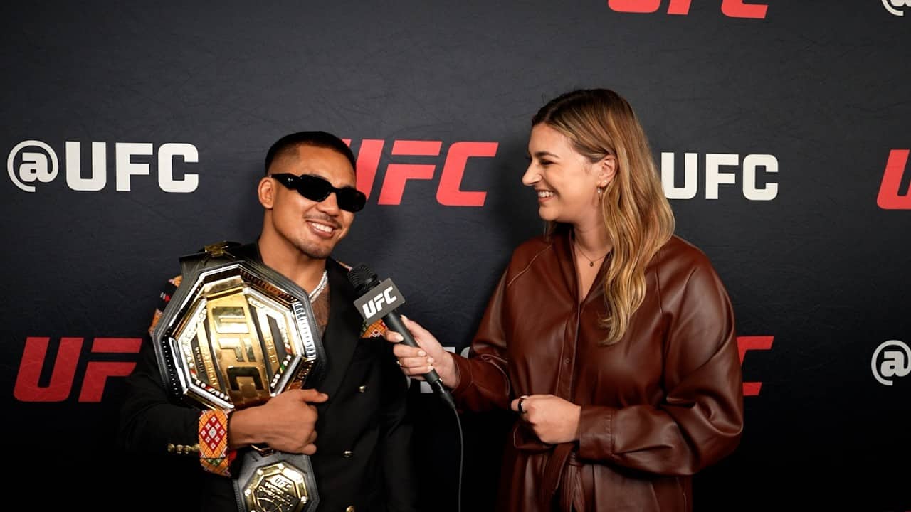 Joshua Van Backstage Interview | UFC 328