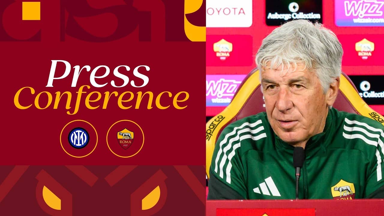 🟨 LIVE 🟥 LA CONFERENZA STAMPA DI GIAN PIERO GASPERINI ALLA VIGILIA DI INTER-ROMA