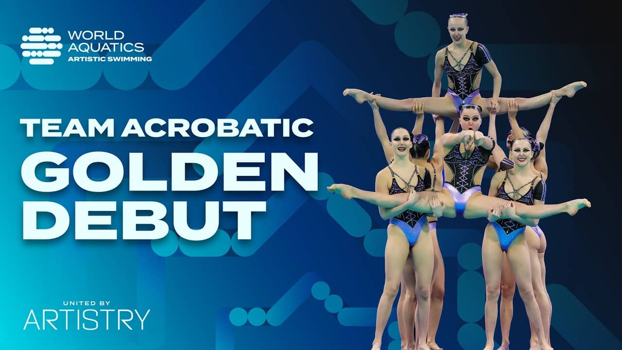 Golden debut for the new routine | Artistic Swimming World Cup 2026 | Xi'an | Team Acrobatic Final