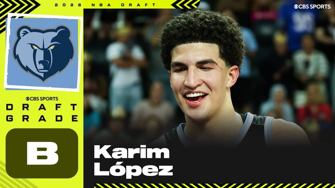 Karim López selected No. 21 overall by Grizzlies | 2026 NBA Draft Grades & Instant Reaction