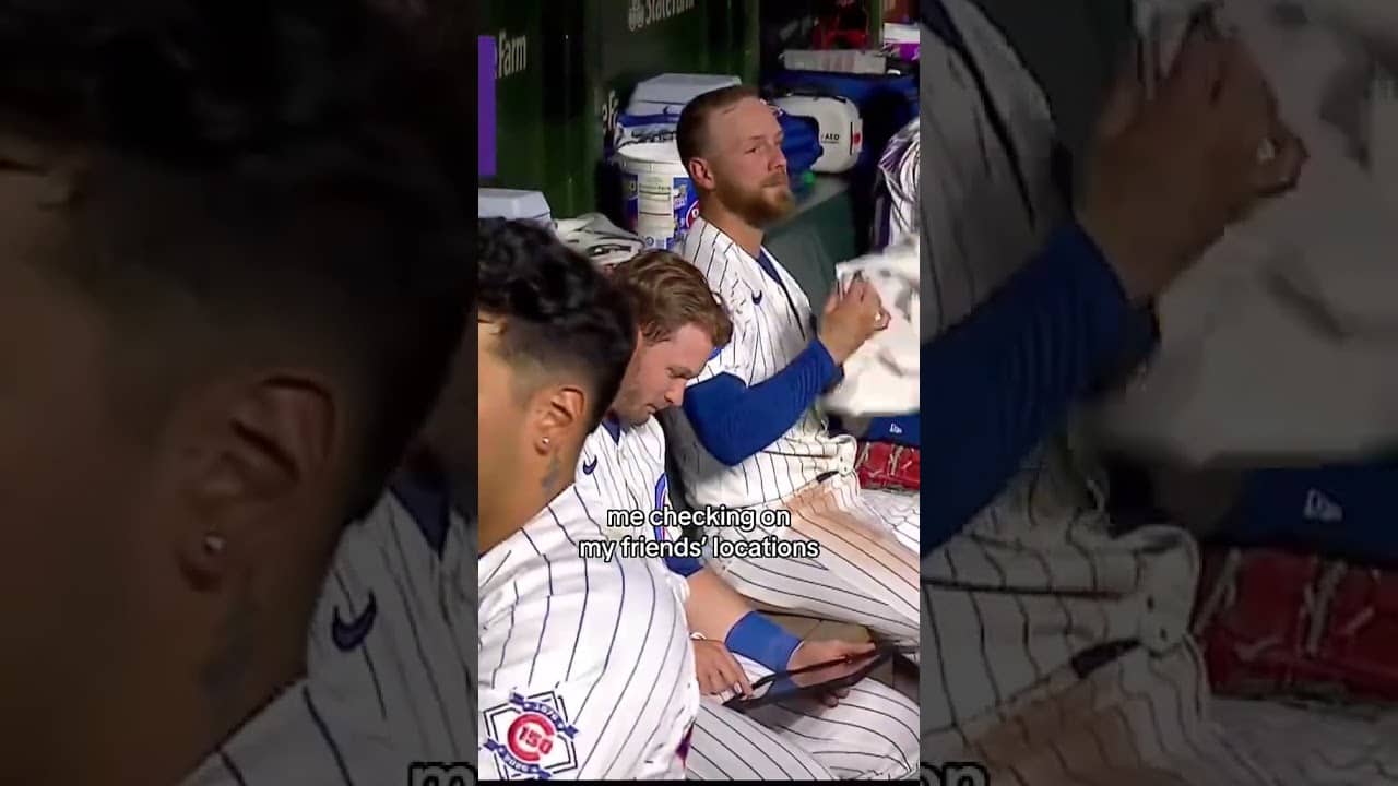 Keeping tabs is a healthy balance of safety and snooping 👌 (via @cubs/TT)