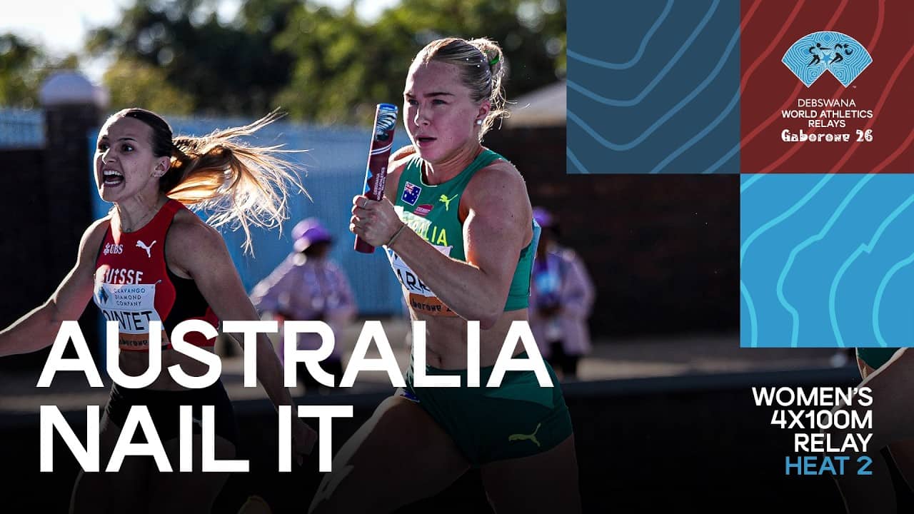 Australia nail dramatic women’s 4x100m finish in Gaborone | World Athletics Relays Gaborone 2026