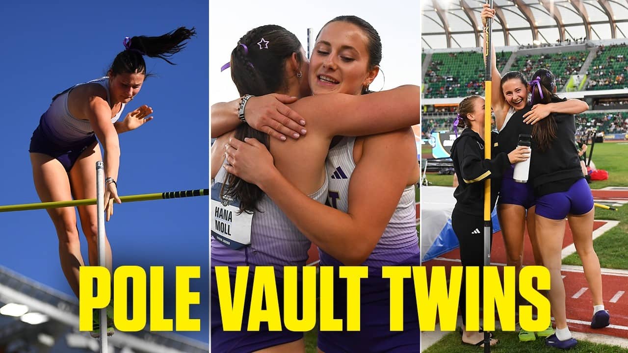 Twins dominate pole vault at 2026 NCAA Championships