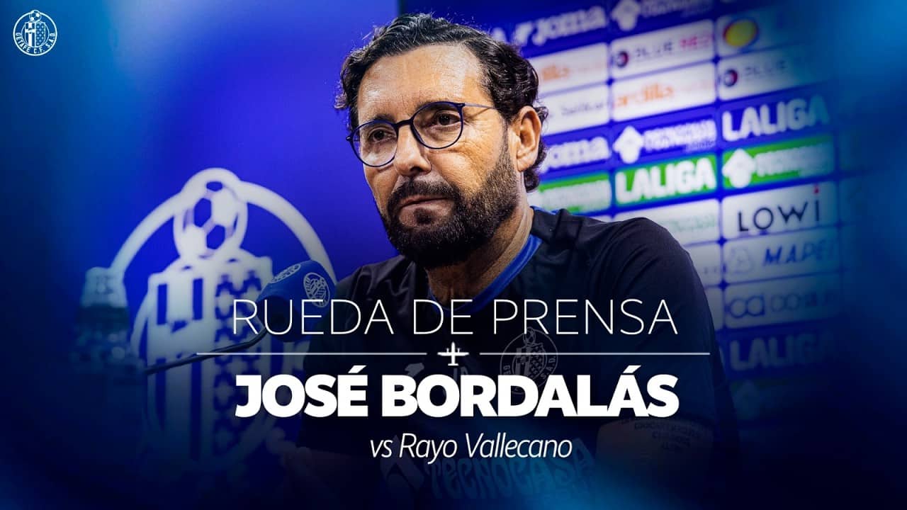 Rueda de prensa de José Bordalás previa al encuentro frente al Rayo Vallecano