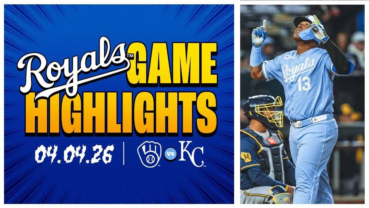 Captured the Nightcap | Royals vs. Brewers Highlights 4/4/26
