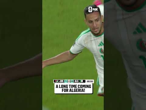 ALGERIA EQUALIZER! Benbouali heads it home!
