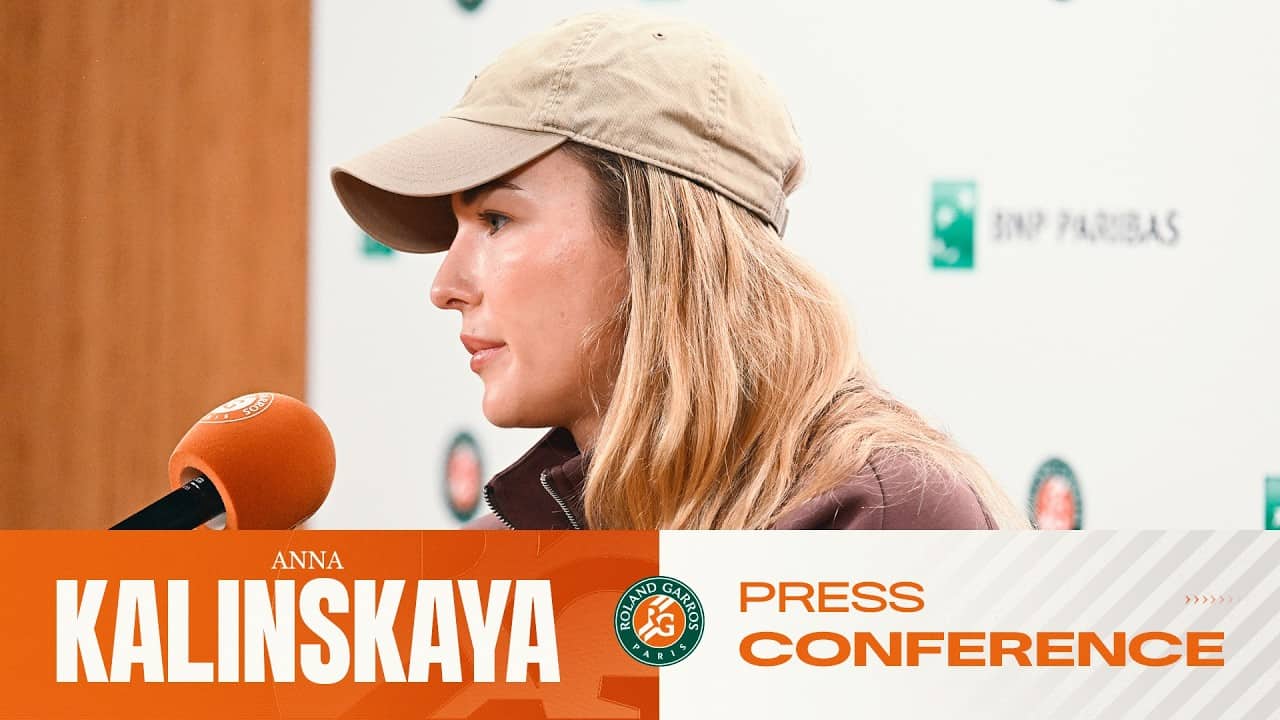 Anna Kalinskaya | QF Press Conference | Roland-Garros 2026