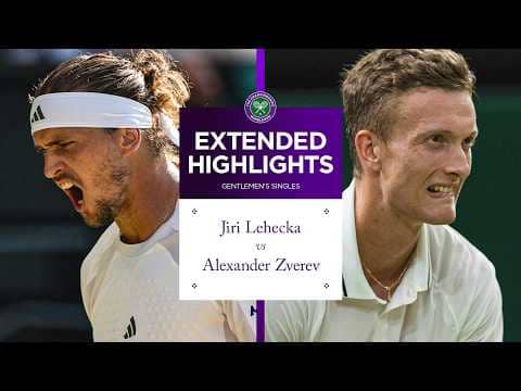 A POWERFUL display! 💥 | Jiri Lehecka vs Alexander Zverev | Extended Highlights | Wimbledon 2026