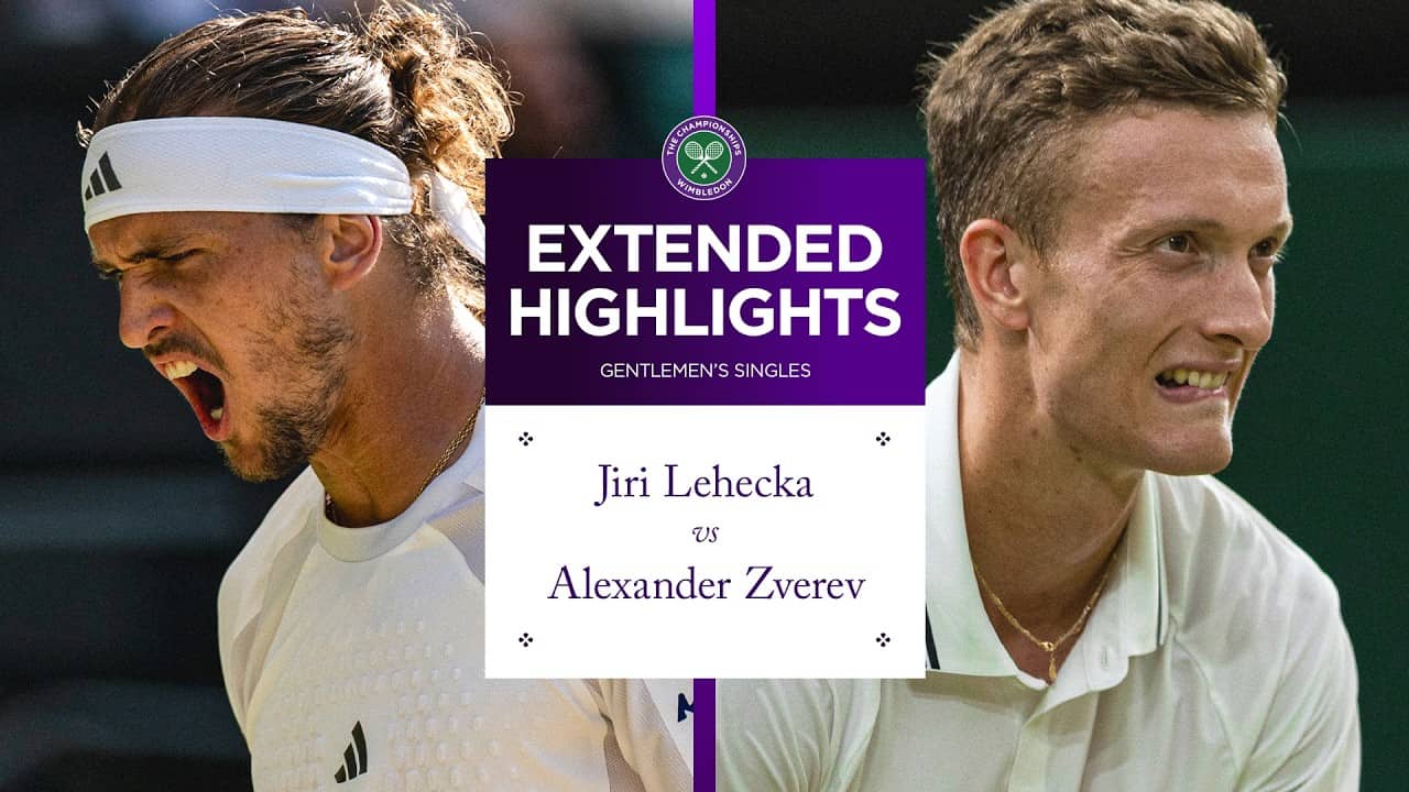 A POWERFUL display! 💥 | Jiri Lehecka vs Alexander Zverev | Extended Highlights | Wimbledon 2026