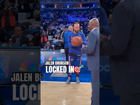 vibes are high 🤩 #nba #nyknicks #jalenbrunson