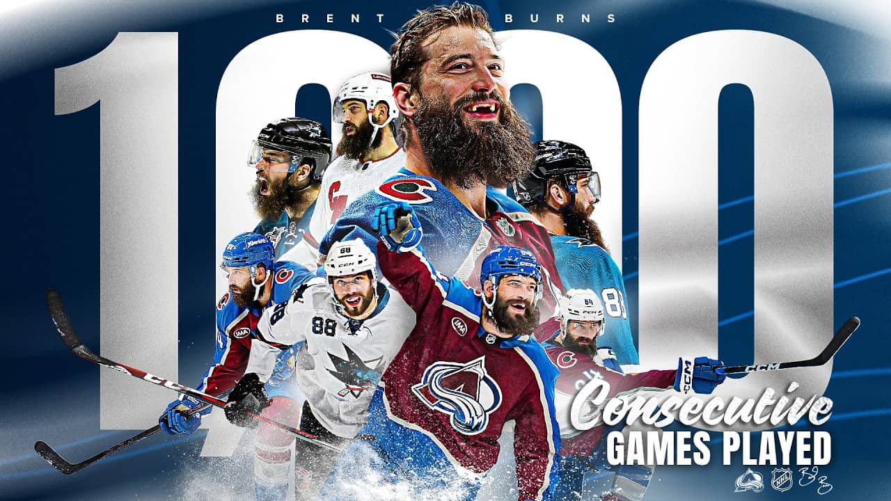 Brent Burns' 1000th Consecutive NHL Game Ceremony