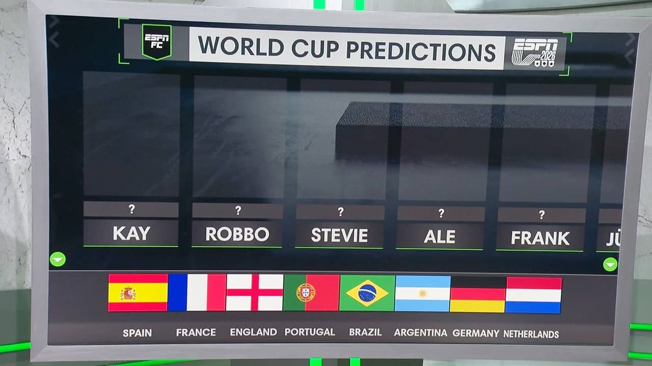ESPN FC’s 2026 World Cup PREDICTIONS ✍️
