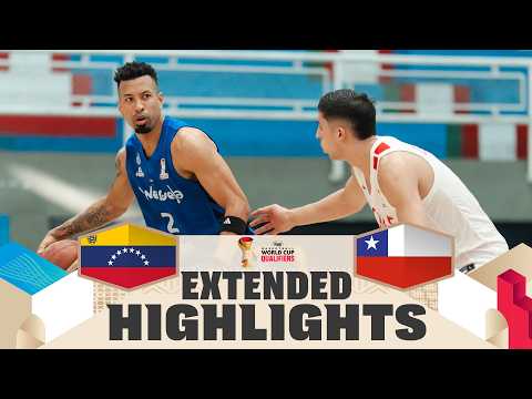 Venezuela 🇻🇪 v Chile 🇨🇱 | Extended Highlights | FIBA Basketball World Cup 2027 Americas Qualifiers