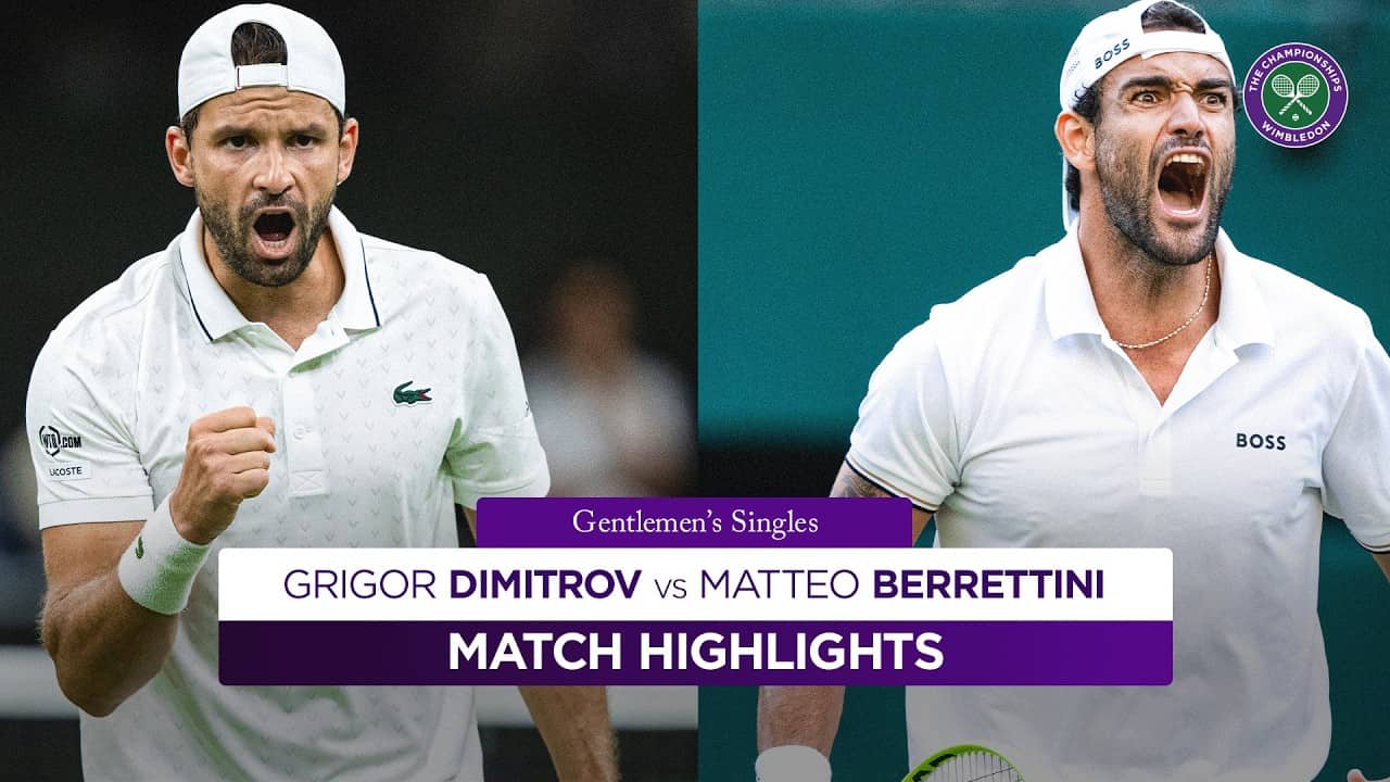 Absolute rollercoaster 🎢 | Grigor Dimitrov vs Matteo Berrettini | Match Highlights | Wimbledon 2026