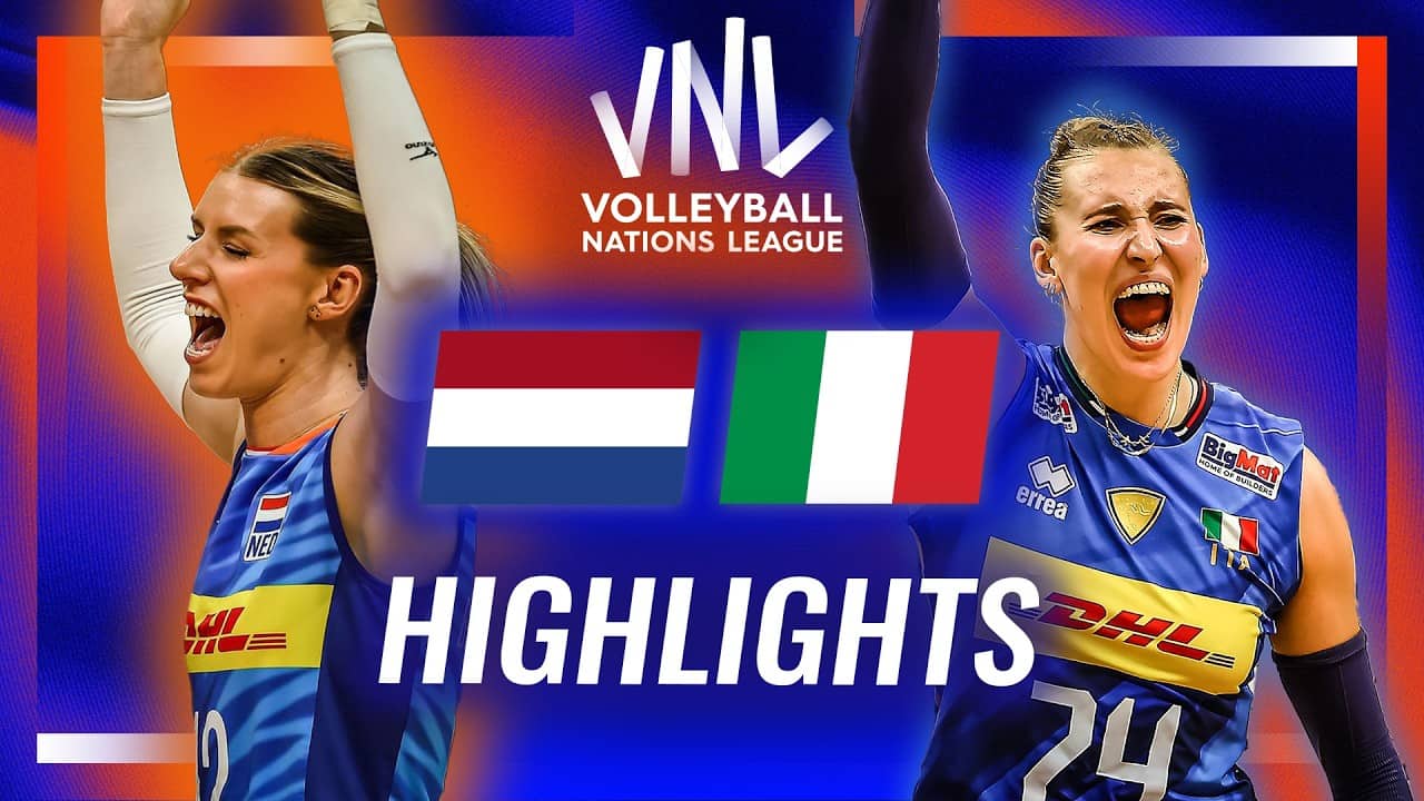 Netherlands 🇳🇱 vs. Italy 🇮🇹 - Highlights | Week 1 | Women's VNL 2026