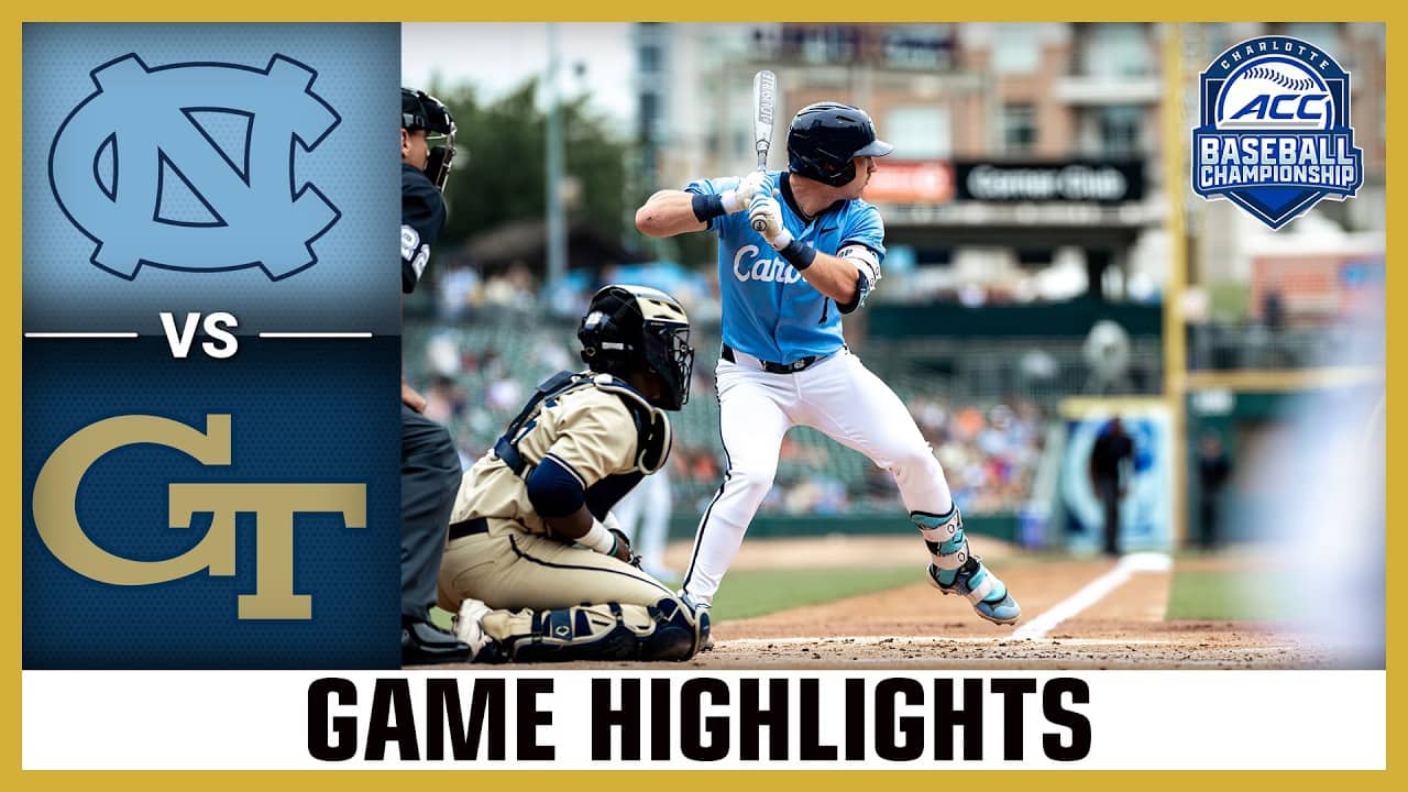 North Carolina vs. Georgia Tech Game Highlights | 2026 ACC Baseball Championship Game