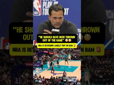 Erik Spoelstra’s thoughts on LaMelo play on Bam 👀
