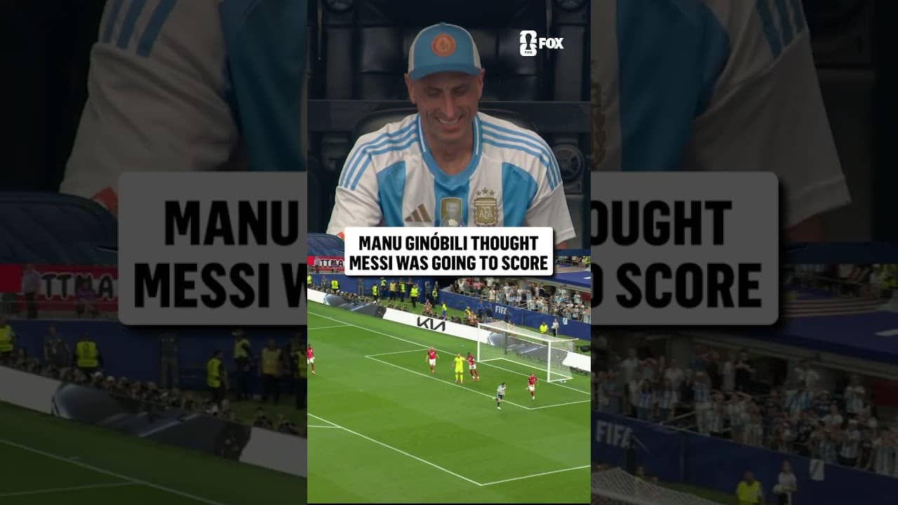 San Antonio Spurs legend Manu Ginóbili couldn't believe Messi missed 😳