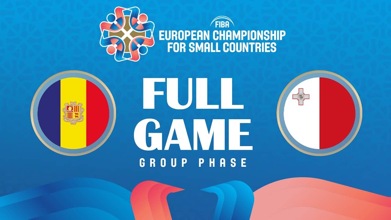 Group Phase | AND v MLT | Full Basketball Game | FIBA European Championship for Small Countries 2026