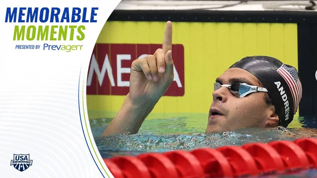 Michael Andrew Breaks Record at 2021 TYR Pro Swim Series in Indianapolis | Prevagen Memorable Moment
