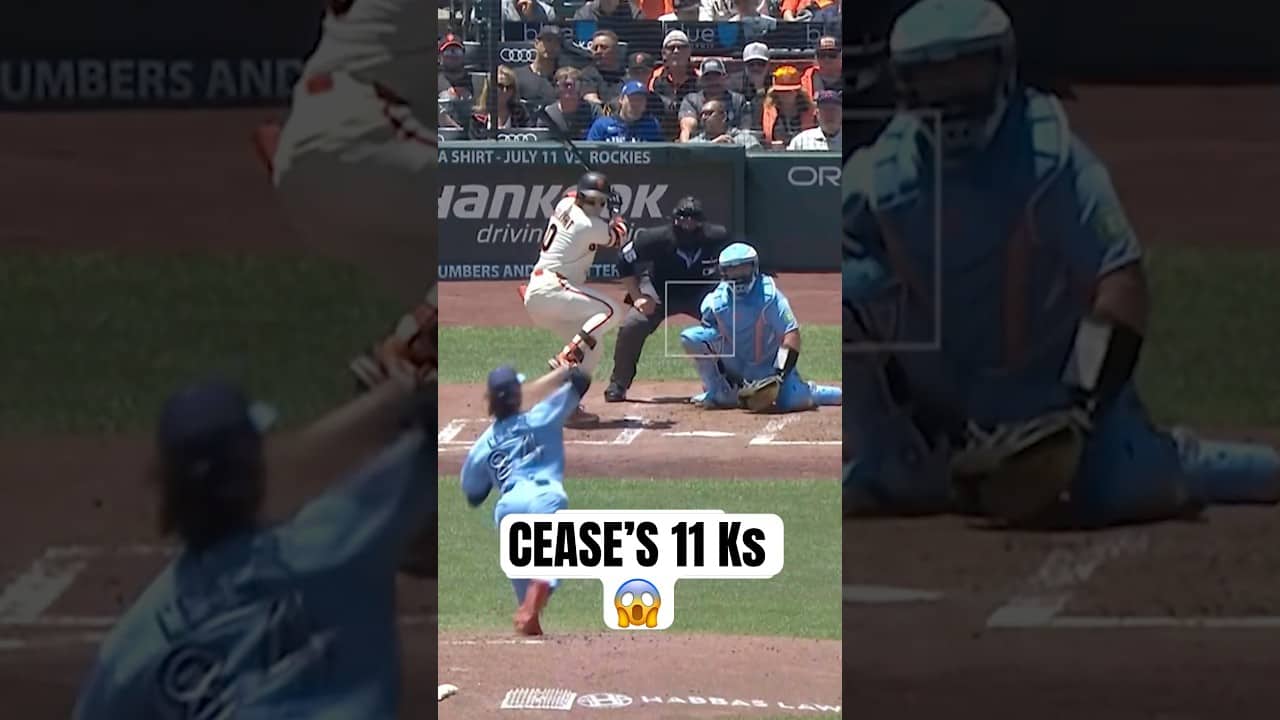Dominant Dylan Cease 😤 #MLB #BlueJays #Toronto