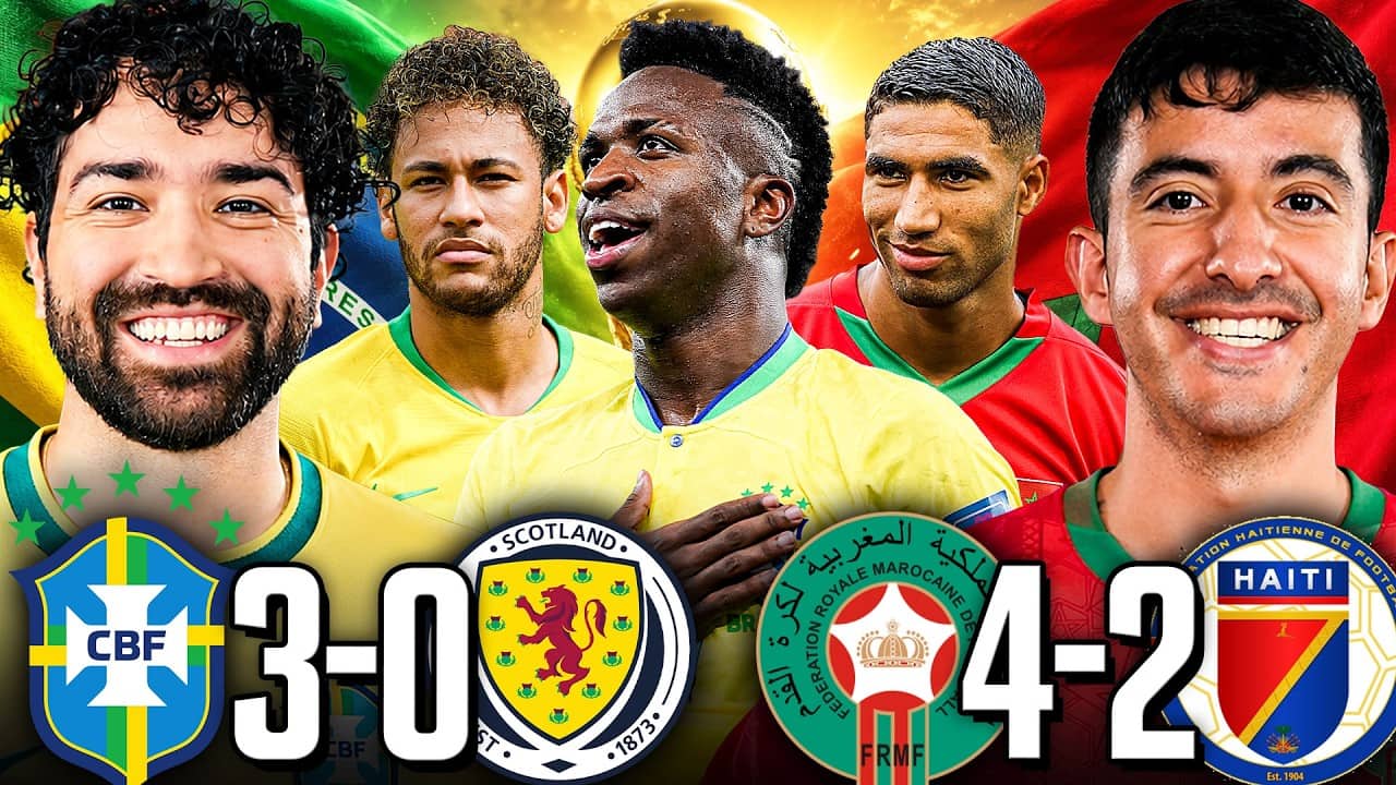 Group C Recap: Brazil Dominate Scotland! Neymar Returns 🔥 Morocco Finishes 2nd & Scotland Eliminated