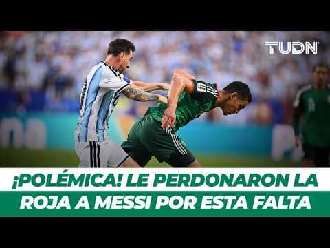 ¿DEBIERON EXPULSAR A MESSI? La acción que pudo cambiar el partido ante Argelia | TUDN