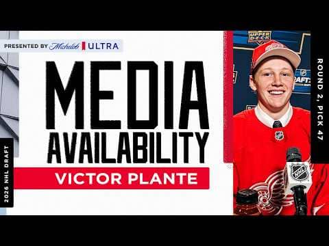 Detroit Red Wings 2026 2nd Round Draft Pick Victor Plante