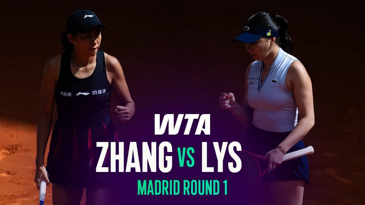 Shuai Zhang vs. Eva Lys | 2026 Madrid Round 1 | WTA Match Highlights