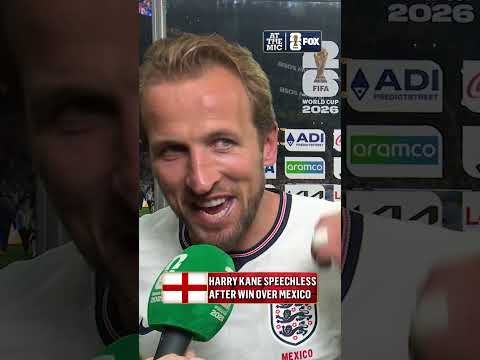 Harry Kane played his heart out in Mexico City, and his voice is completely gone 😂