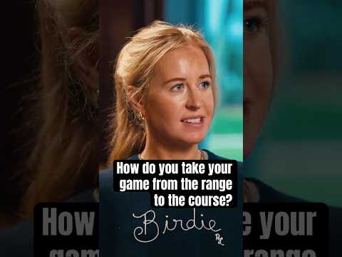 Have a hard time transferring your game from the range to the course? Try this shift in mindset...