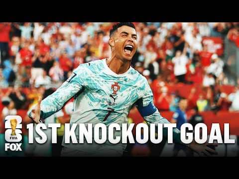 Cristiano Ronaldo Scores First FIFA World Cup™ Knockout Round Goal to Put Portugal Level vs. Croatia