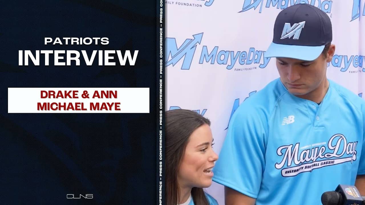 Drake Maye PREDICTS Who Will Go Off in Softball Game, Ann Michael Maye on Her Athletic Career