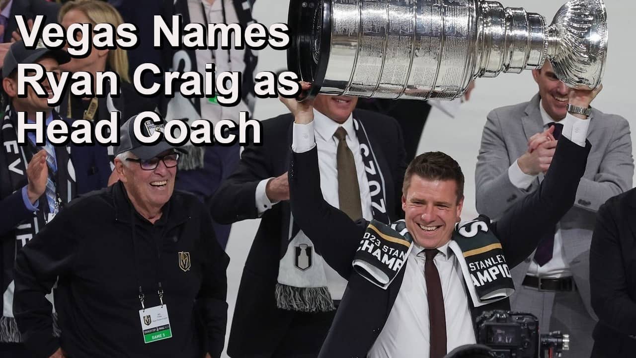 Vegas Names Ryan Craig as Coach, Buyout Window Opens, PWHL Draft is Today, Trocheck Speculation