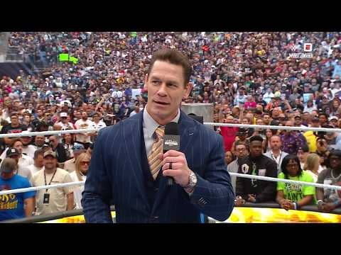John Cena opens up Night 1 of WrestleMania 42 | WWE on ESPN
