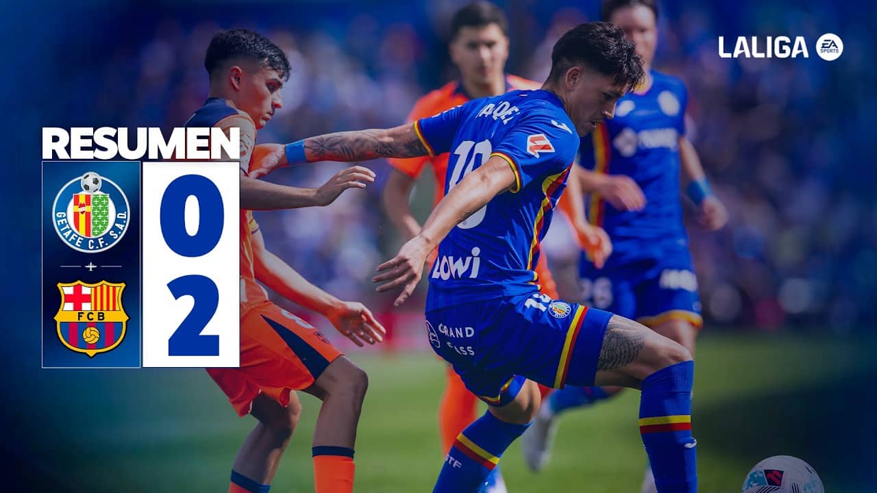 ⚽ GETAFE C.F. 0-2 FC BARCELONA | RESUMEN JORNADA 32 | LALIGA EA SPORTS