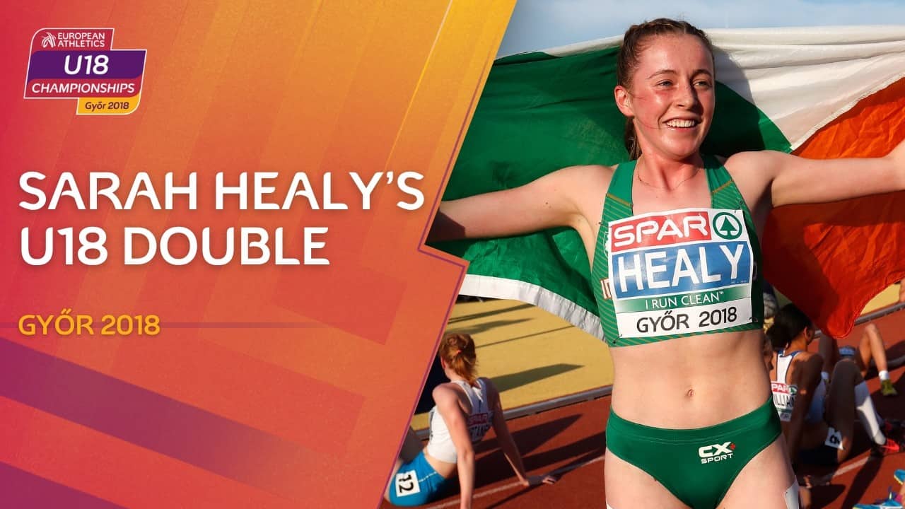 Sarah Healy Completes Youth Double With 1500m Gold! 🇮🇪🥇 U18 Championships | Győr 2018