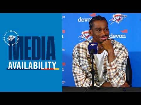 Shai Gilgeous-Alexander on Team's Work and Growth | Postgame Media | April 8, 2026