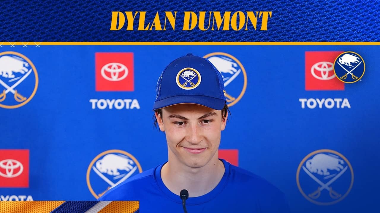 "Been A Dream Come True" | Dylan Dumont After Being Drafted By Sabres | Buffalo Sabres